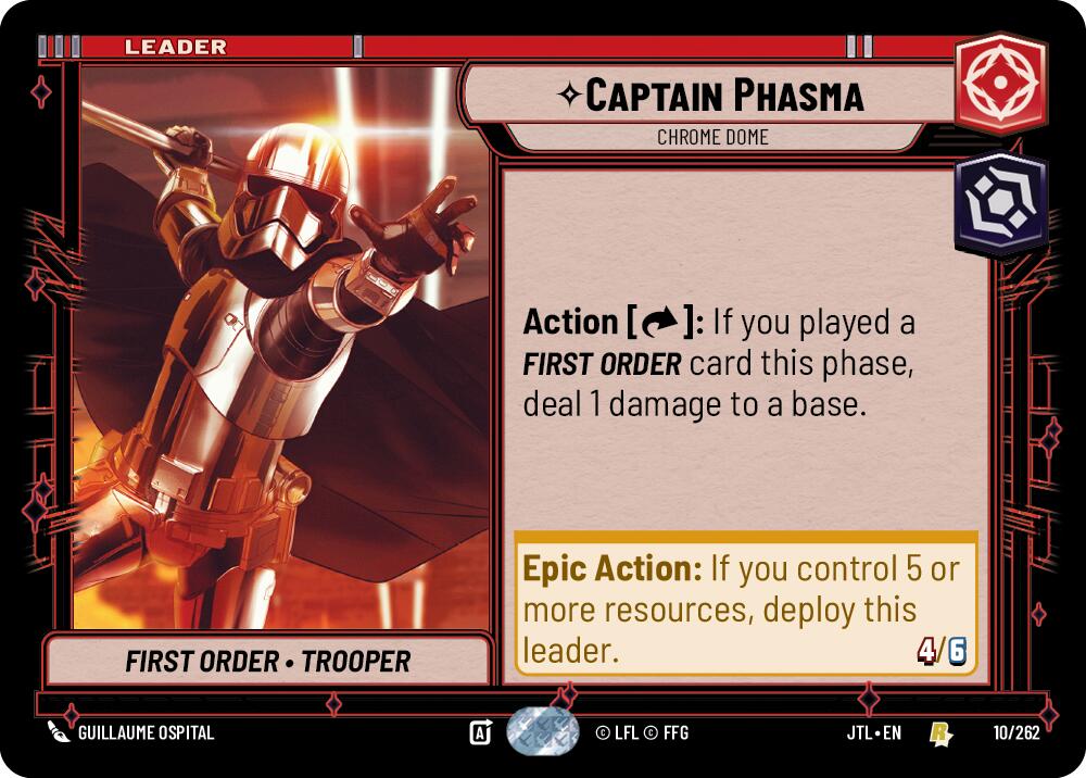 Captain Phasma - Chrome Dome (010/262) (010/257) [Jump to Lightspeed] | Galactic Gamez