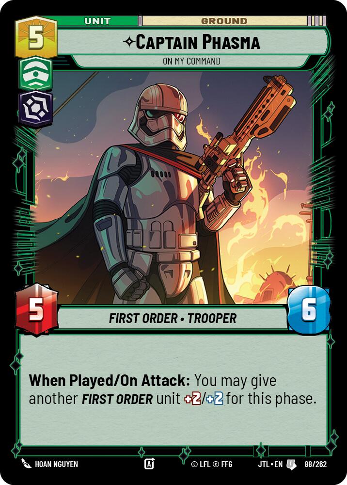 Captain Phasma - On My Command (088/262) (088/257) [Jump to Lightspeed] | Galactic Gamez