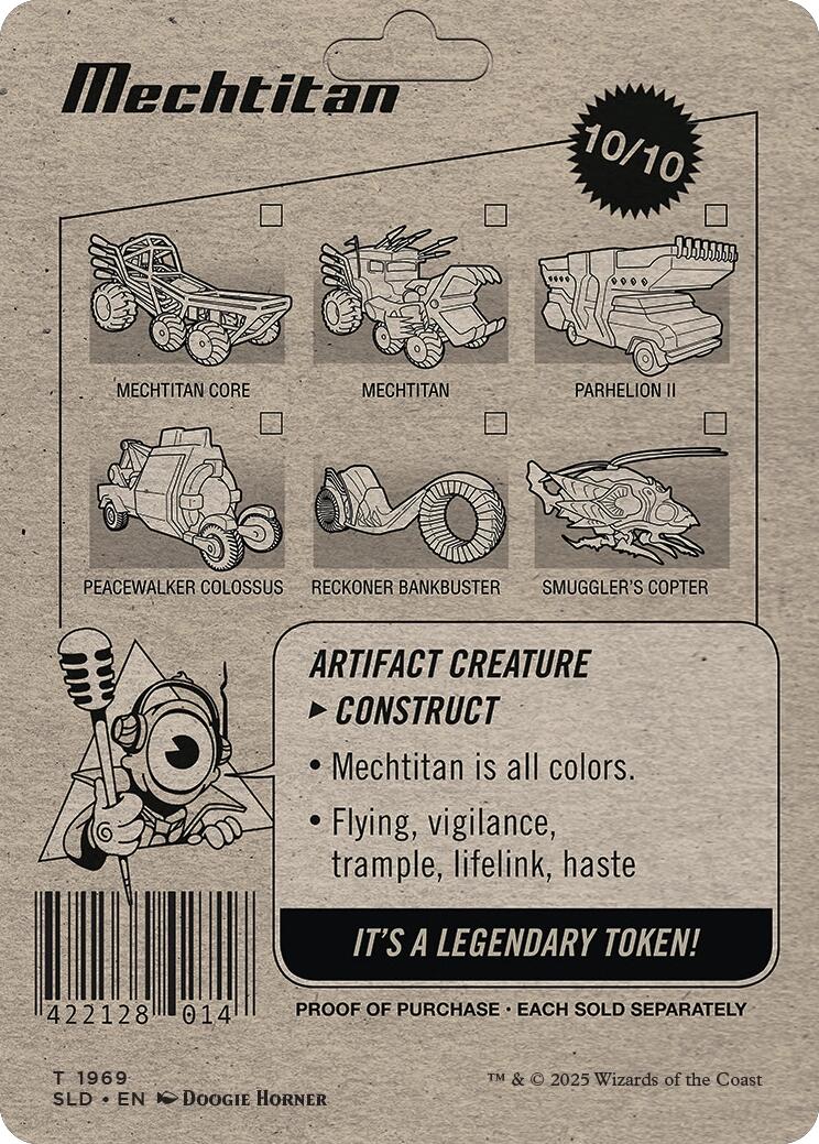 Mechtitan Token [Secret Lair Drop Series] | Galactic Gamez