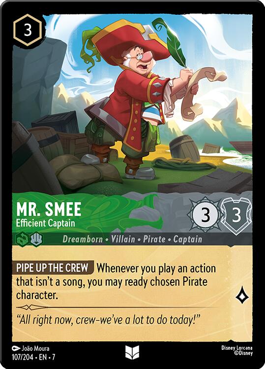 Mr. Smee - Efficient Captain (107/204) [Archazia's Island] | Galactic Gamez