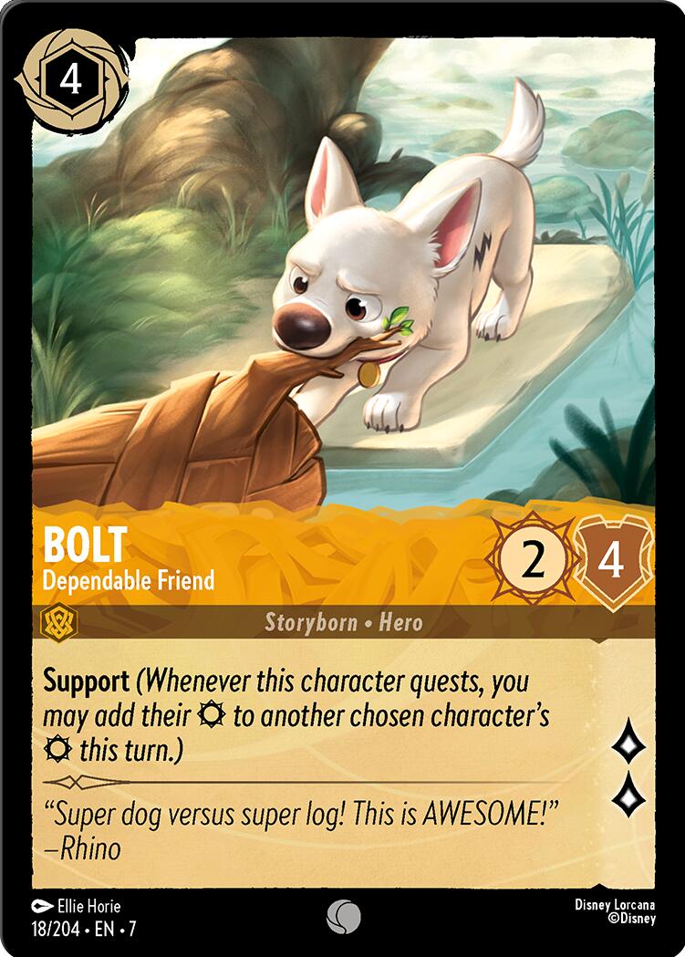 Bolt - Dependable Friend (18/204) [Archazia's Island] | Galactic Gamez