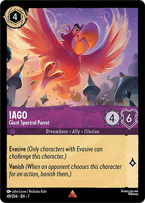 Iago - Giant Spectral Parrot (49/204) [Archazia's Island] | Galactic Gamez