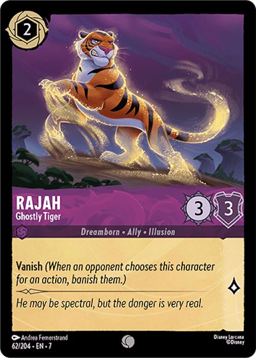 Rajah - Ghostly Tiger (62/204) [Archazia's Island] | Galactic Gamez