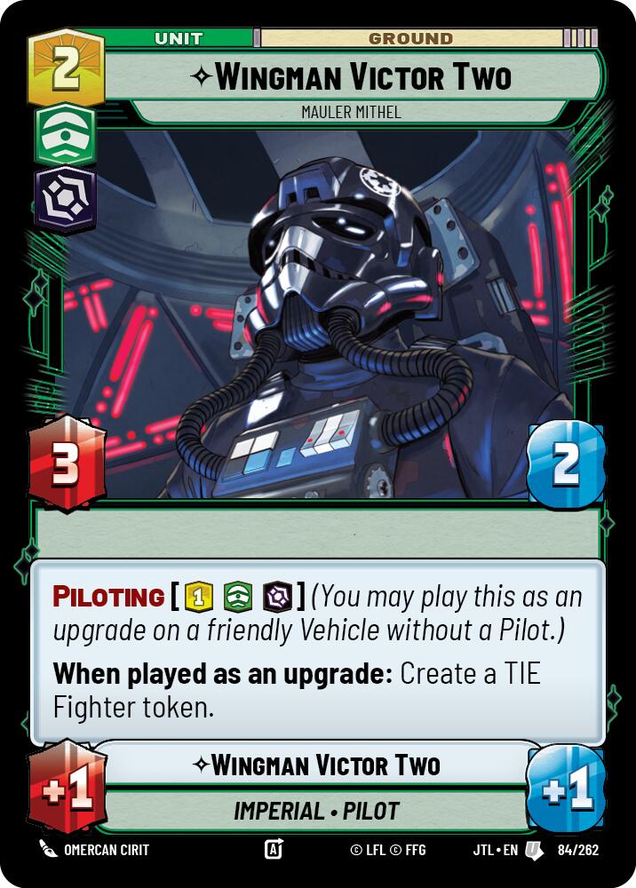Wingman Victor Two - Mauler Mithel (084/262) (084/257) [Jump to Lightspeed] | Galactic Gamez