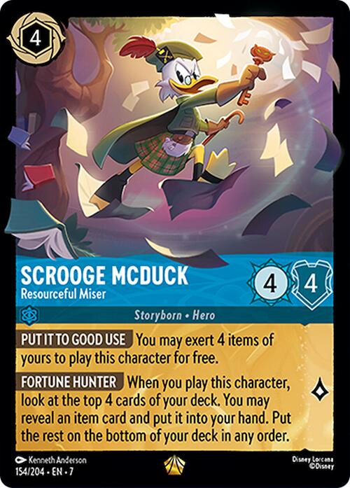 Scrooge McDuck - Resourceful Miser (154/204) [Archazia's Island] | Galactic Gamez