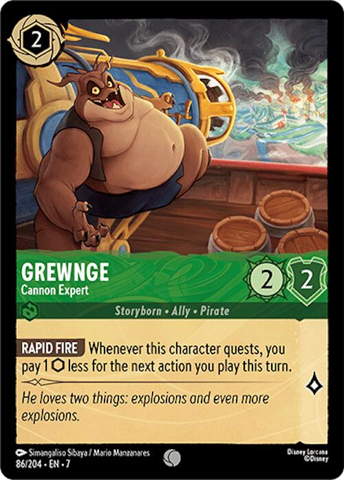 Grewnge - Cannon Expert (86/204) [Archazia's Island] | Galactic Gamez