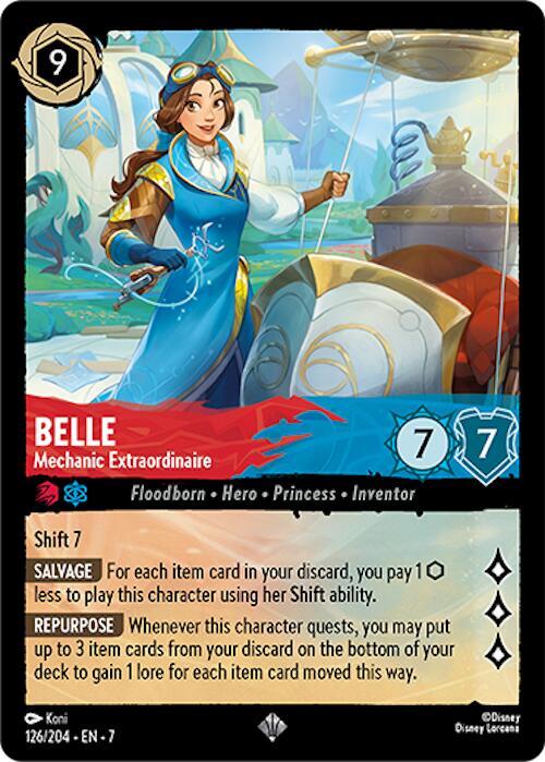 Belle - Mechanic Extraordinaire (126/204) [Archazia's Island] | Galactic Gamez