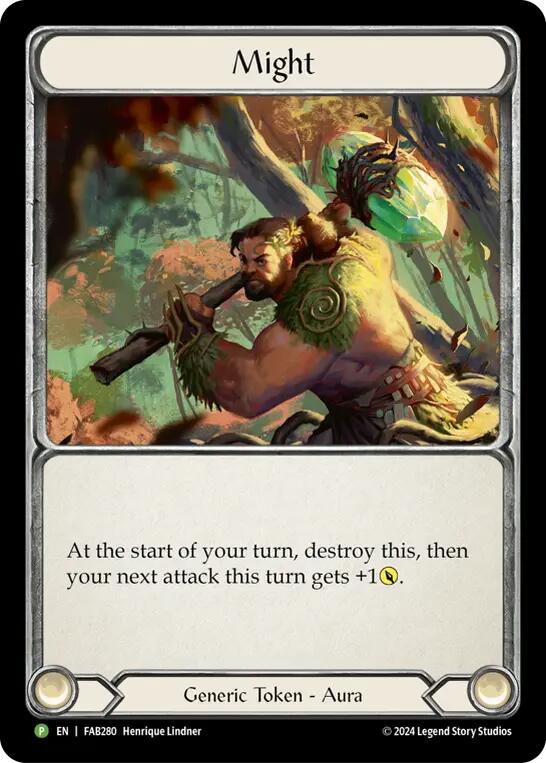 Might [FAB280] (Promo)  Cold Foil | Galactic Gamez
