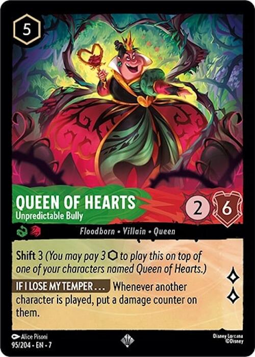 Queen of Hearts - Unpredictable Bully (95/204) [Archazia's Island] | Galactic Gamez
