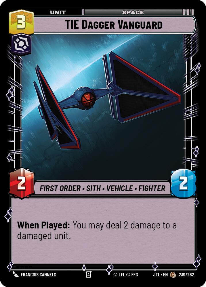 TIE Dagger Vanguard (239/262) (239/257) [Jump to Lightspeed] | Galactic Gamez