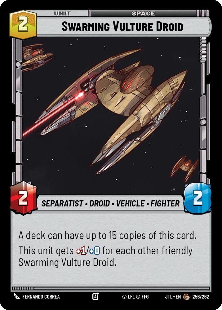 Swarming Vulture Droid (256/262) (256/257) [Jump to Lightspeed] | Galactic Gamez