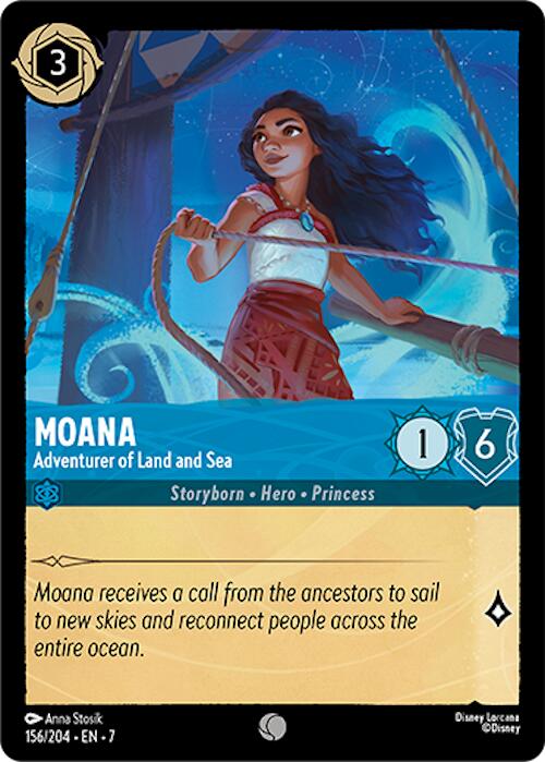 Moana - Adventurer of Land and Sea (156/204) [Archazia's Island] | Galactic Gamez