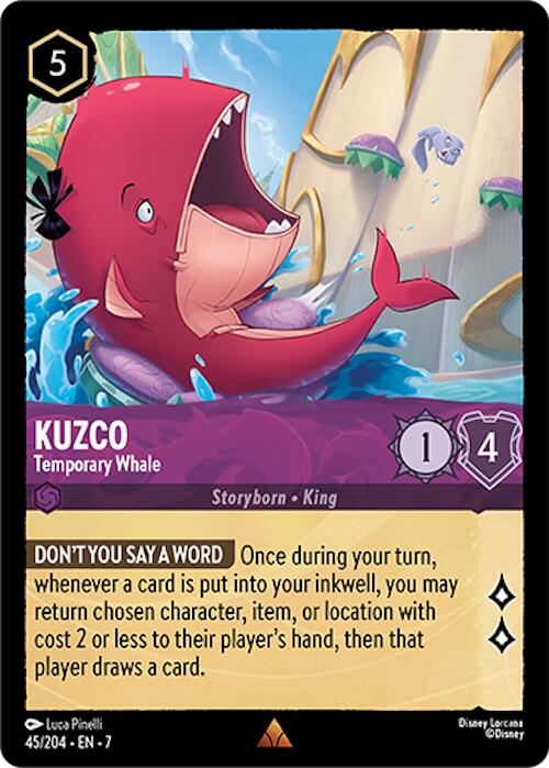 Kuzco - Temporary Whale (45/204) [Archazia's Island] | Galactic Gamez