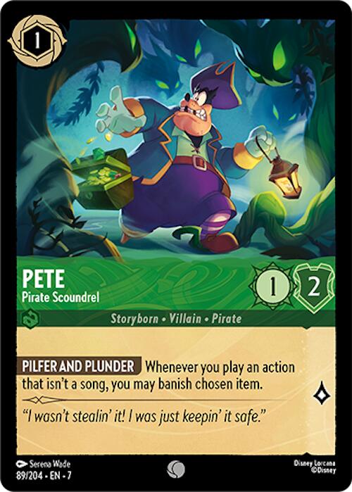 Pete - Pirate Scoundrel (89/204) [Archazia's Island] | Galactic Gamez