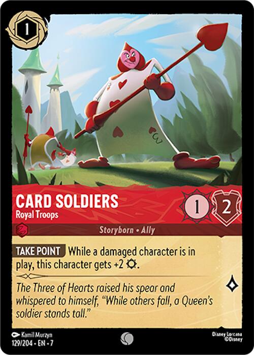 Card Soldiers - Royal Troops (129/204) [Archazia's Island] | Galactic Gamez