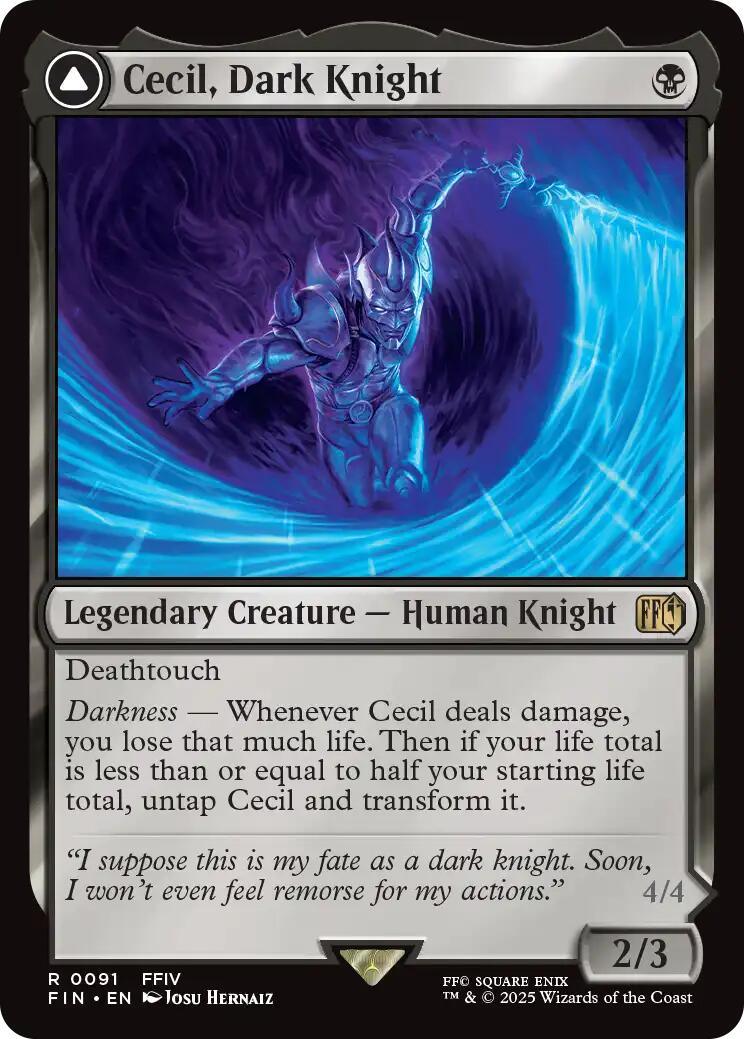 Cecil, Dark Knight // Cecil, Redeemed Paladin [FINAL FANTASY] | Galactic Gamez
