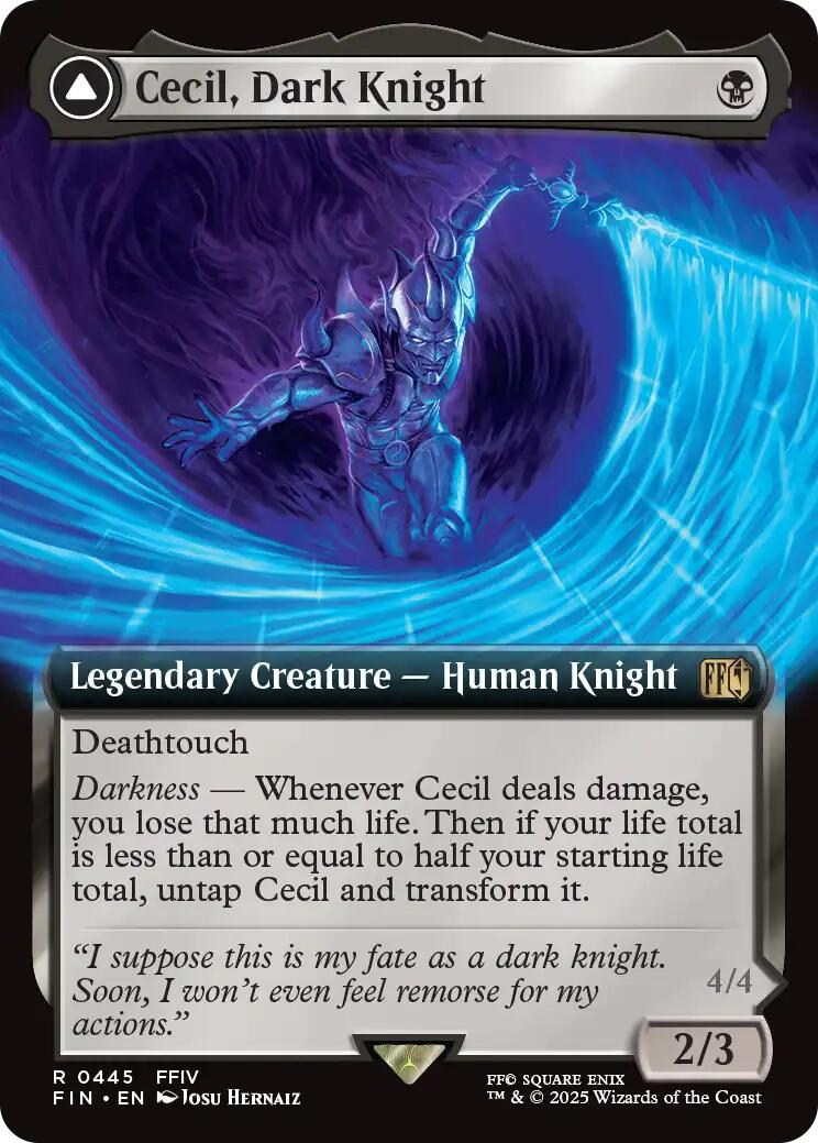 Cecil, Dark Knight // Cecil, Redeemed Paladin (Extended Art) [FINAL FANTASY] | Galactic Gamez