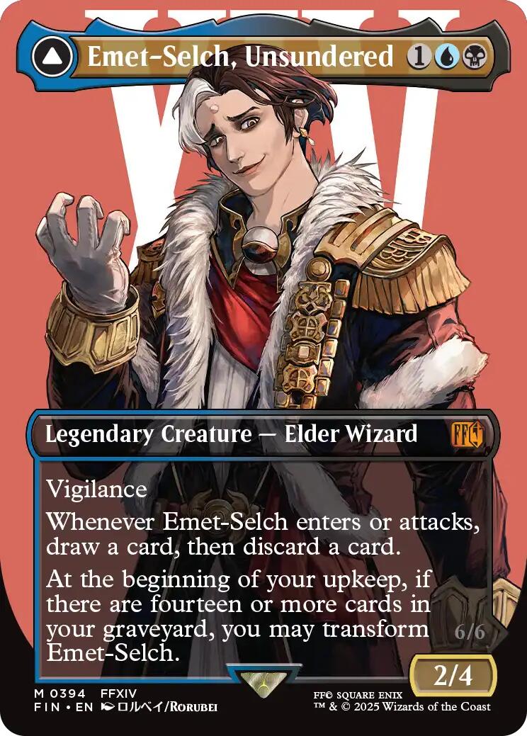 Emet-Selch, Unsundered // Hades, Sorcerer of Eld (Borderless) [FINAL FANTASY] | Galactic Gamez