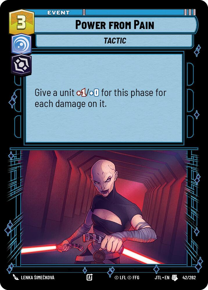 Power from Pain (042/262) (042/257) [Jump to Lightspeed] | Galactic Gamez