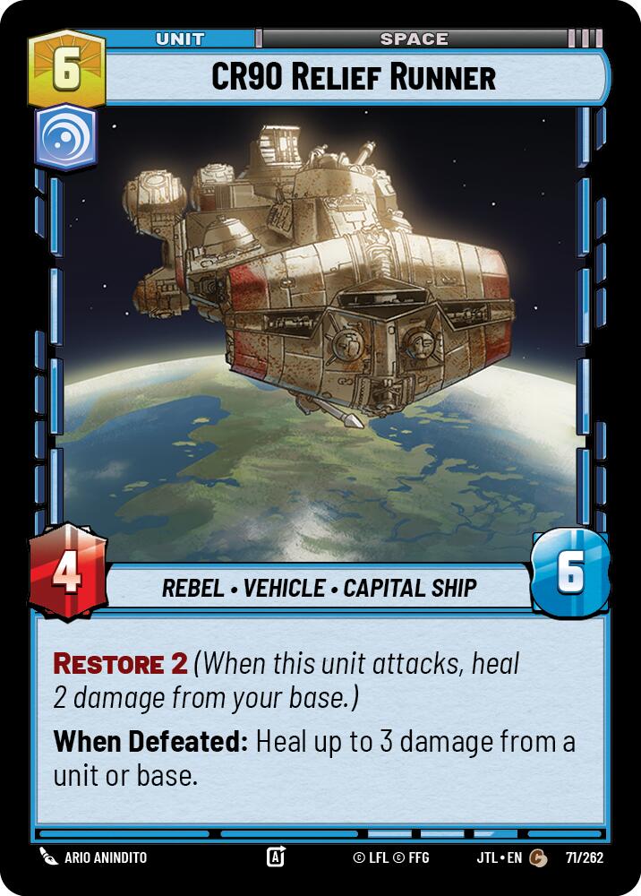 CR90 Relief Runner (071/262) (071/257) [Jump to Lightspeed] | Galactic Gamez