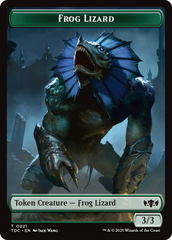Frog Lizard // Dragon (0014) Double-Sided Token [Tarkir: Dragonstorm Commander Tokens] | Galactic Gamez