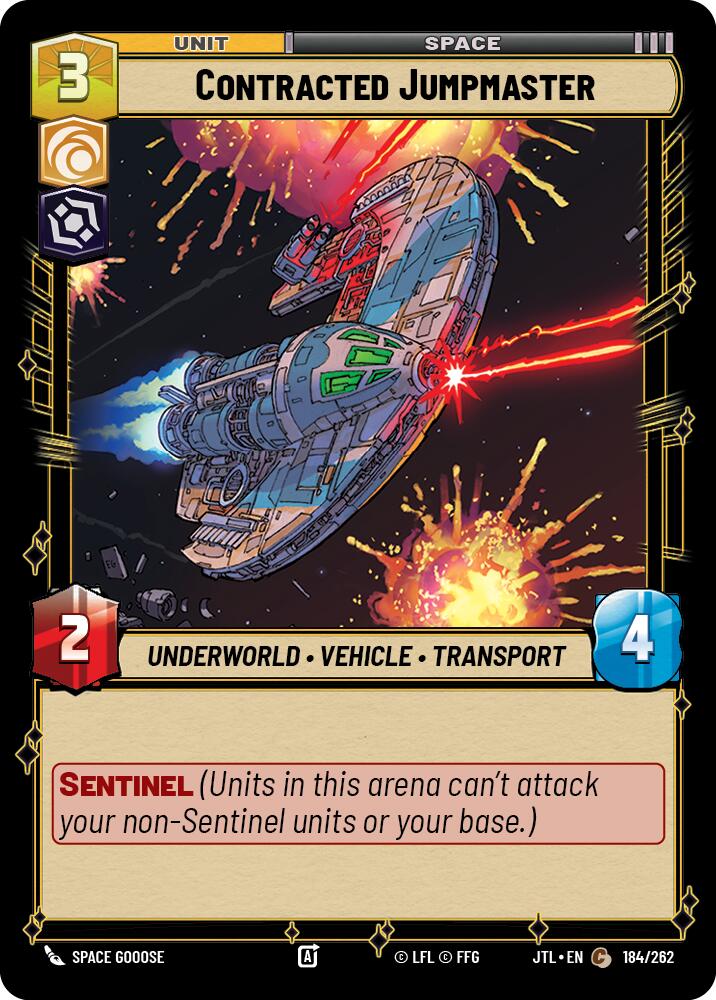 Contracted Jumpmaster (184/262) (184/257) [Jump to Lightspeed] | Galactic Gamez