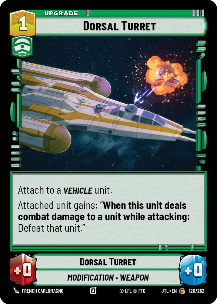 Dorsal Turret (120/262) (120/257) [Jump to Lightspeed] | Galactic Gamez
