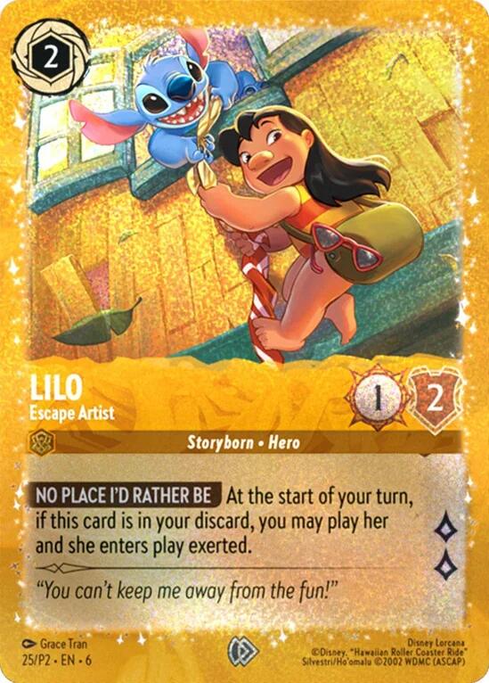 Lilo - Escape Artist (25) [Promo Cards] | Galactic Gamez