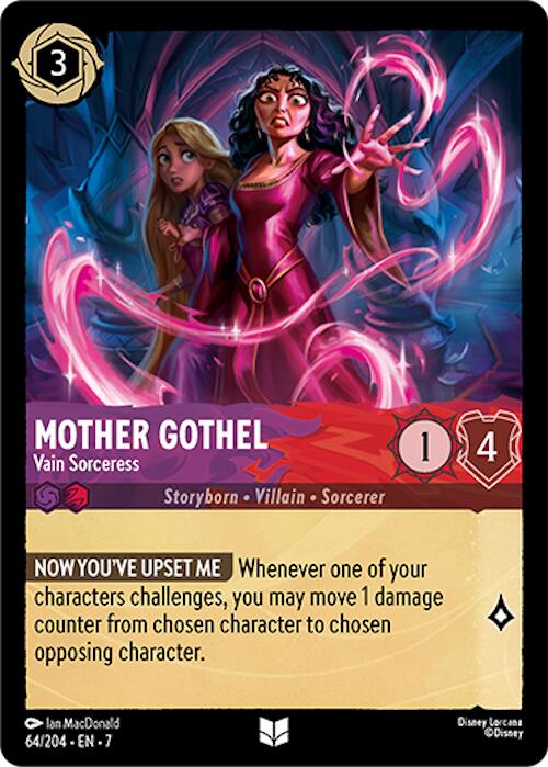 Mother Gothel - Vain Sorceress (64/204) [Archazia's Island] | Galactic Gamez