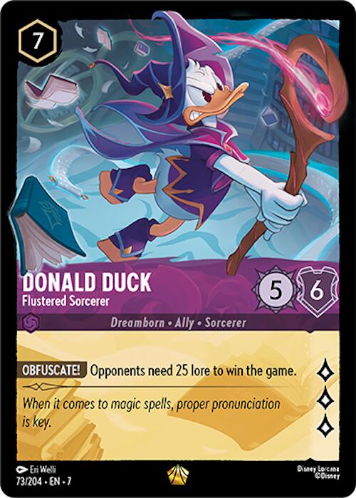 Donald Duck - Flustered Sorcerer (73/204) [Archazia's Island] | Galactic Gamez