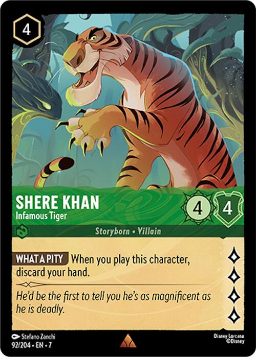 Shere Khan - Infamous Tiger (92/204) [Archazia's Island] | Galactic Gamez