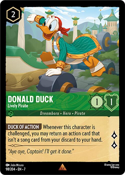 Donald Duck - Lively Pirate (98/204) [Archazia's Island] | Galactic Gamez