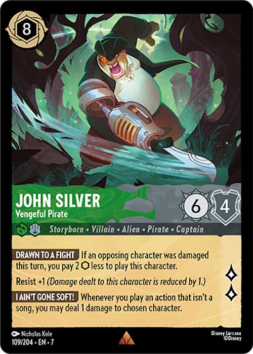 John Silver - Vengeful Pirate (109/204) [Archazia's Island] | Galactic Gamez