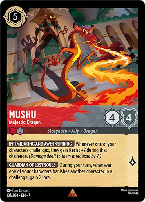 Mushu - Majestic Dragon (137/204) [Archazia's Island] | Galactic Gamez