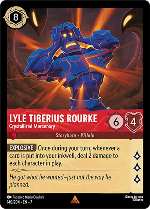 Lyle Tiberius Rourke - Crystallized Mercenary (140/204) [Archazia's Island] | Galactic Gamez