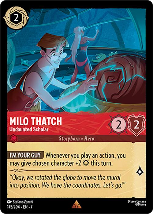 Milo Thatch - Undaunted Scholar (145/204) [Archazia's Island] | Galactic Gamez