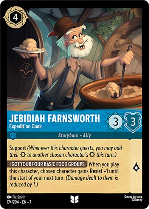 Jebidiah Farnsworth - Expedition Cook (174/204) [Archazia's Island] | Galactic Gamez