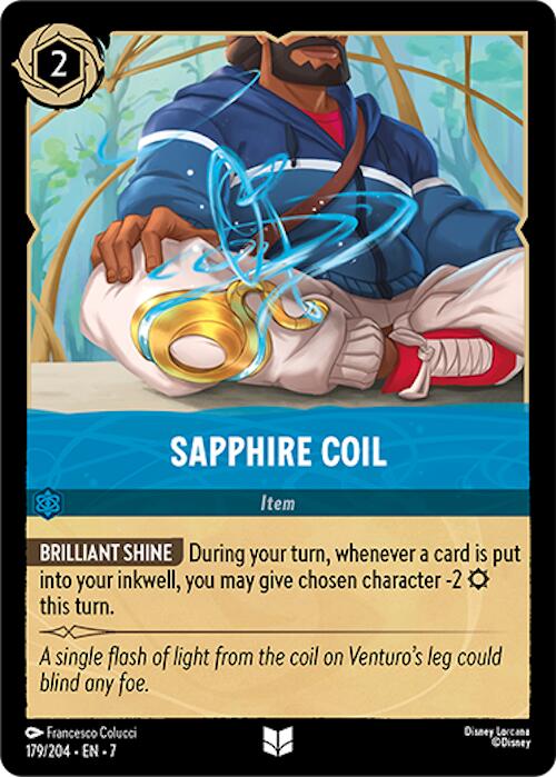 Sapphire Coil (179/204) [Archazia's Island] | Galactic Gamez