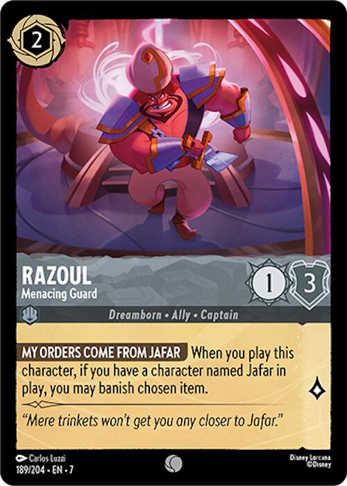 Razoul - Menacing Guard (189/204) [Archazia's Island] | Galactic Gamez