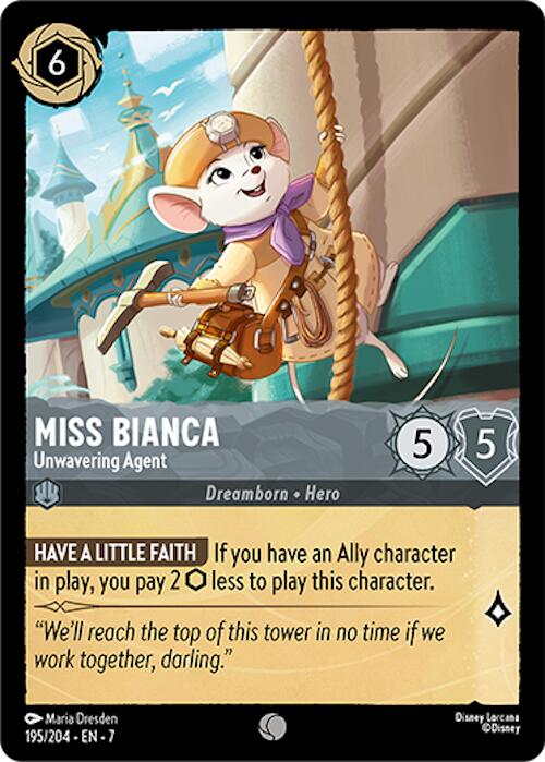 Miss Bianca - Unwavering Agent (195/204) [Archazia's Island] | Galactic Gamez