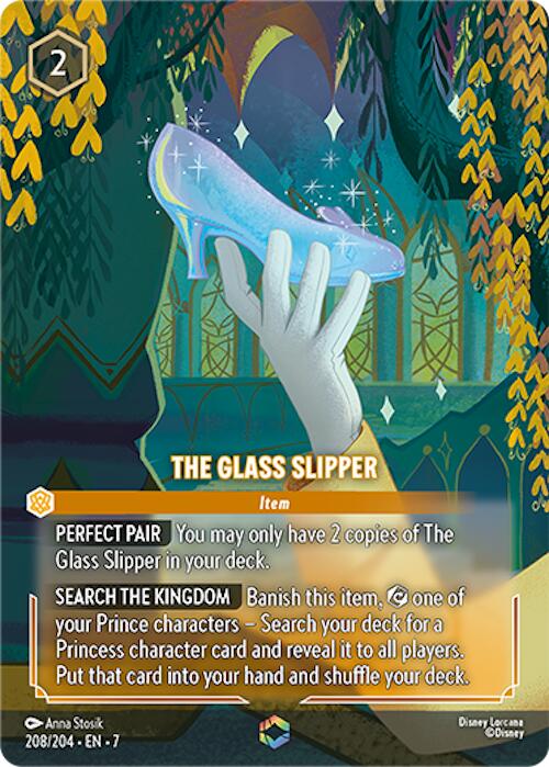 The Glass Slipper (Enchanted) (208/204) [Archazia's Island] | Galactic Gamez