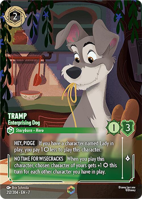 Tramp - Enterprising Dog (Enchanted) (212/204) [Archazia's Island] | Galactic Gamez