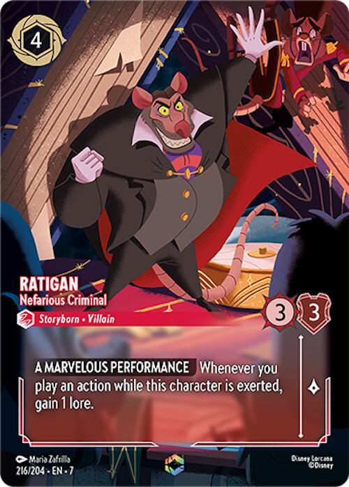Ratigan - Nefarious Criminal (Enchanted) (216/204) [Archazia's Island] | Galactic Gamez