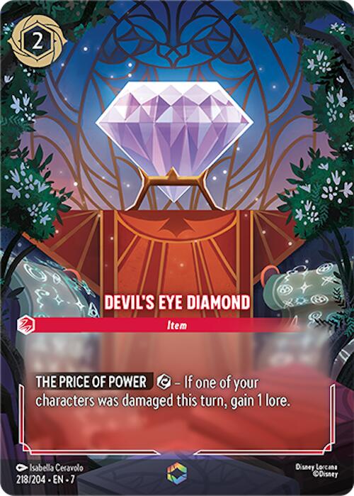 Devil's Eye Diamond (Enchanted) (218/204) [Archazia's Island] | Galactic Gamez