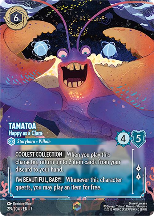 Tamatoa - Happy as a Clam (Enchanted) (219/204) [Archazia's Island] | Galactic Gamez