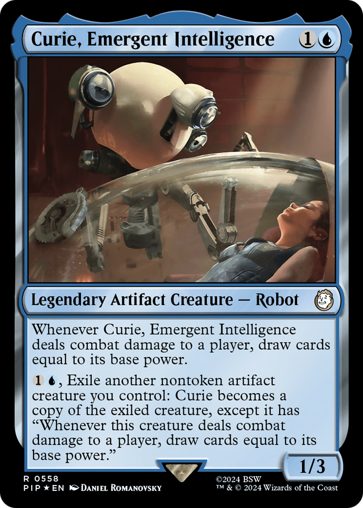 Curie, Emergent Intelligence (Surge Foil) [Fallout] | Galactic Gamez