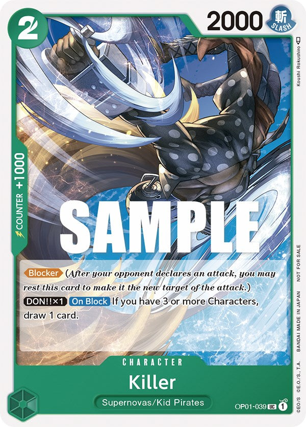 Killer (Promotion Pack 2023) [One Piece Promotion Cards] | Galactic Gamez