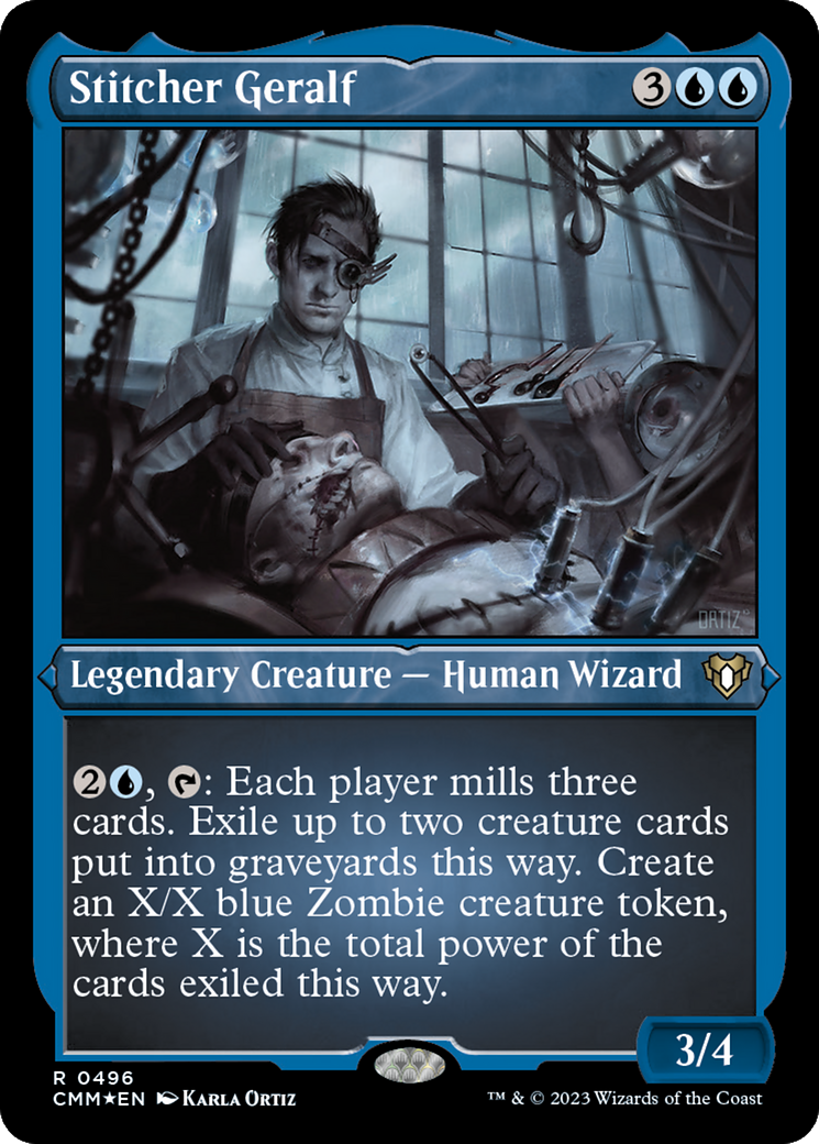 Stitcher Geralf (Foil Etched) [Commander Masters] | Galactic Gamez