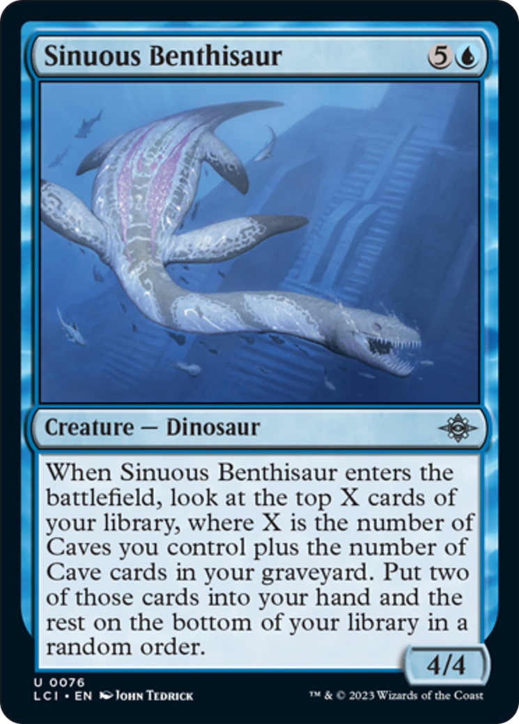 Sinuous Benthisaur [The Lost Caverns of Ixalan] | Galactic Gamez