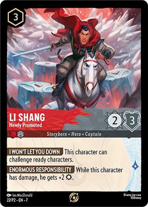 Li Shang - Newly Promoted (22) [Promo Cards] | Galactic Gamez